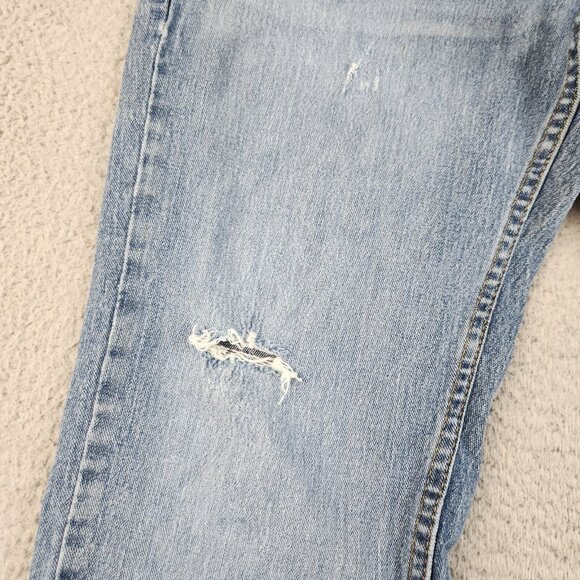 Levis Denizen Jeans Mens 34x34 285 Relaxed Fit Medium Wash Mid Rise Casual Faded - Picture 8 of 11